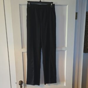 Black Straight-Leg Pants